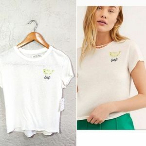 Free People Fruit Medley Tart Lime Tee